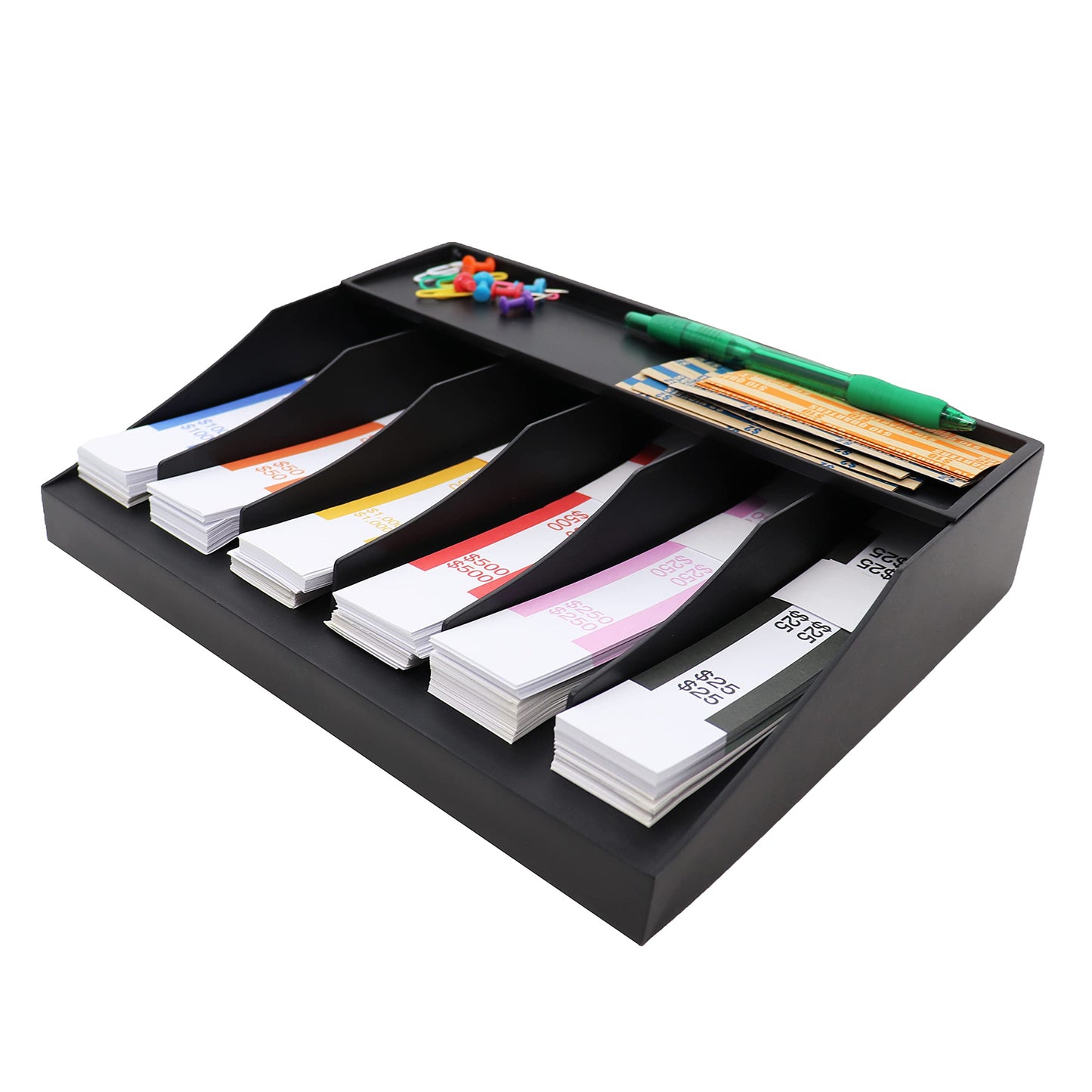 Cash Wrapper Organizer Black