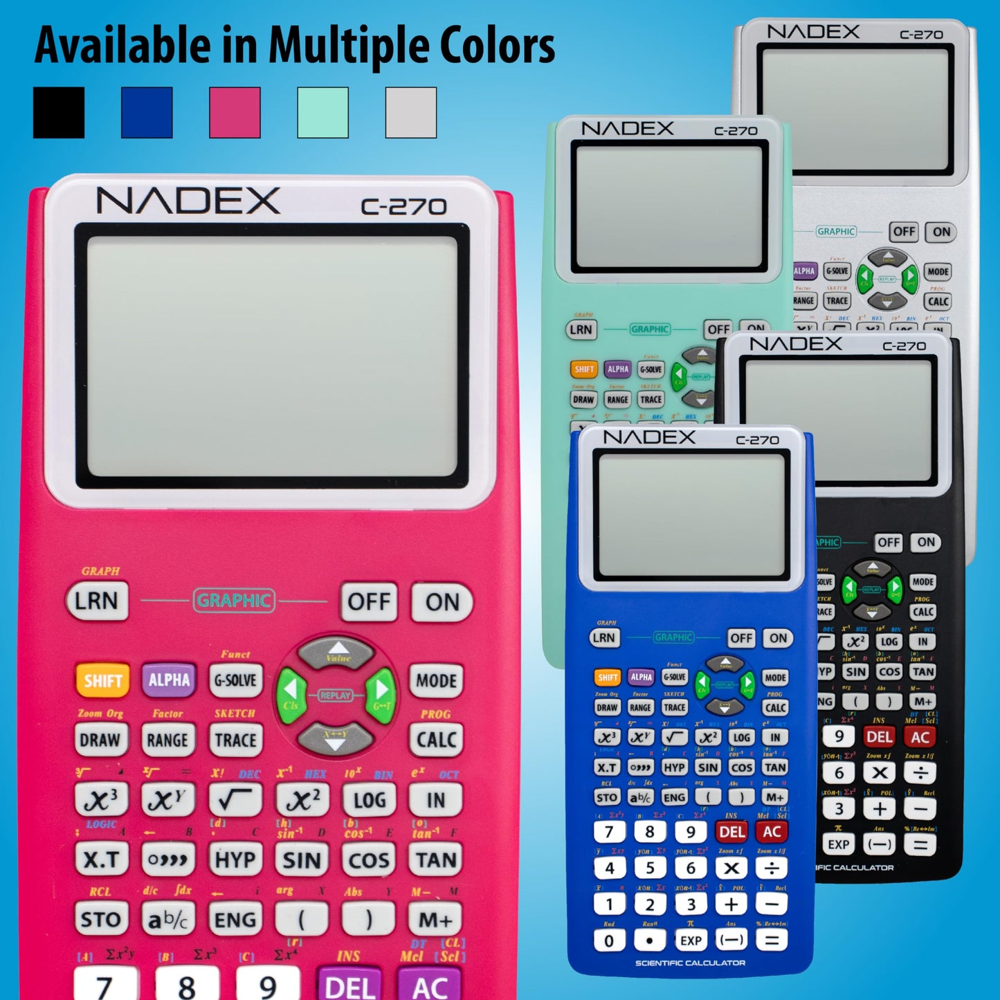 Nadex Scientific Calculator Pink