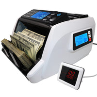 Nadex V5400 mixed denomination bill counter with UV MG IR counterfeit detection