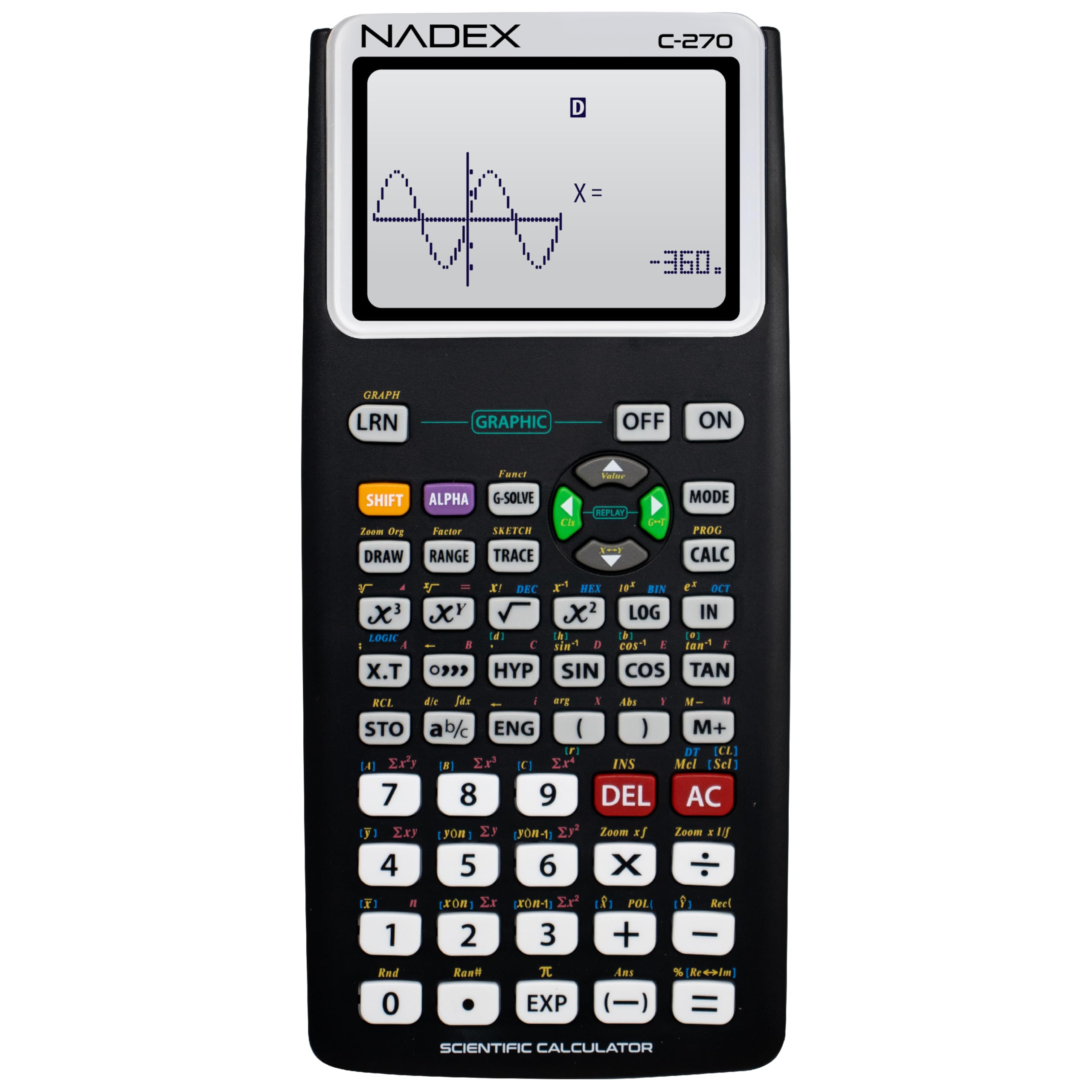 Nadex Scientific Calculator Black – Nadex Coins