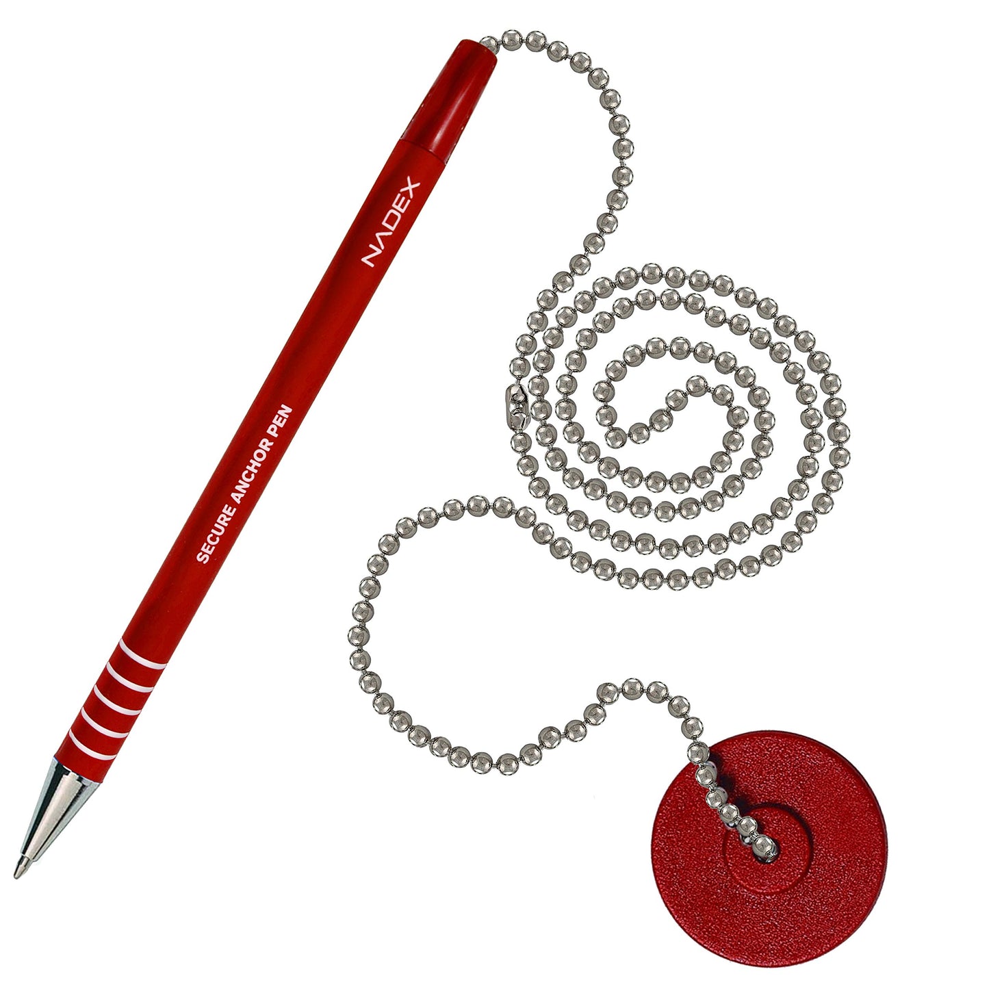 Security Pens, 12 Pens, 12 Mounts, 12 refills, Red