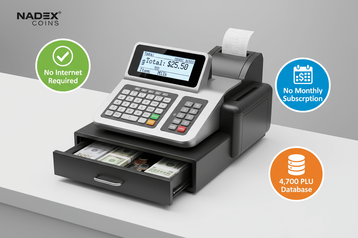 What is the difference between a cash register and a POS system?