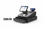 Nadex CR360 best cash register for retail store in 2026 with 4700 PLUs barcode scanner and lockable steel drawer