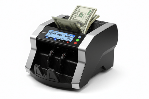 Nadex V1800 single denomination bill counter with UV MG IR counterfeit detection and dual TFT display