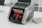 Bill counter using infrared sensors to verify US currency authenticity