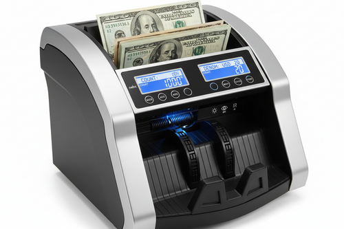 Nadex V1800 bill counter with UV MG IR counterfeit detection featured in 2026 buying guide