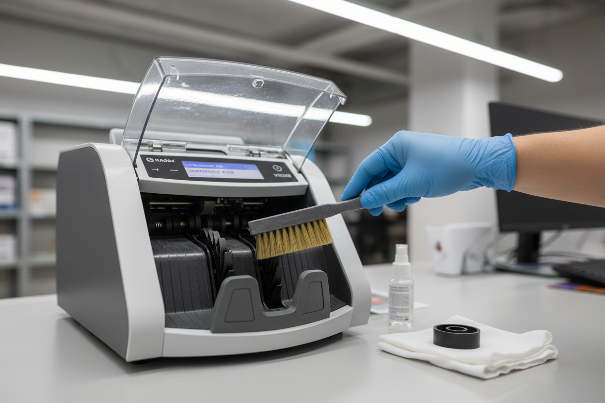 How to clean and maintain your bill counter step by step