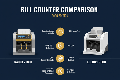 Does the Nadex V1800 or Kolibri Rook better fit your business?