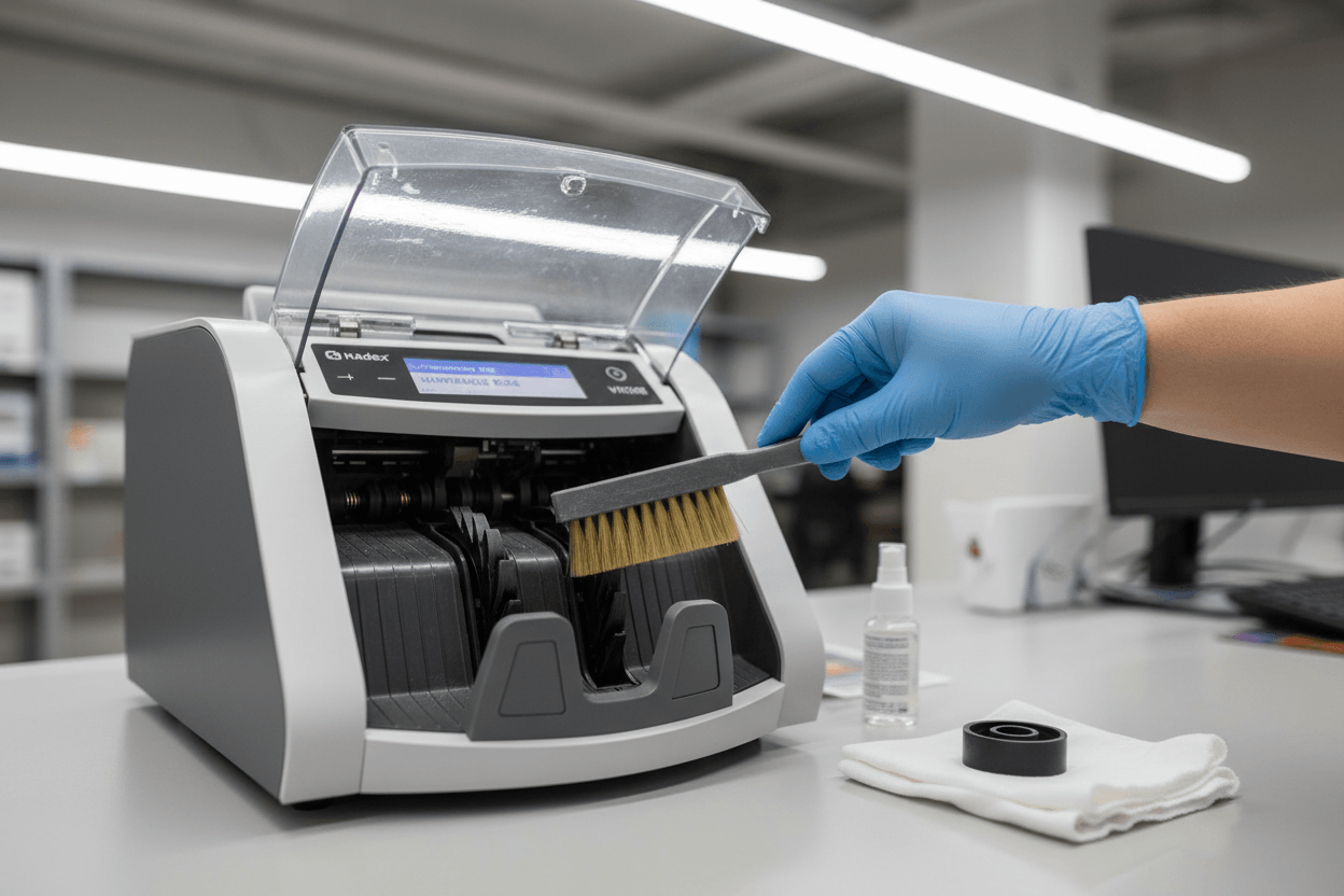 How to clean and maintain your bill counter step by step