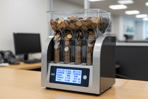 What features should you look for in a coin counter sorter?