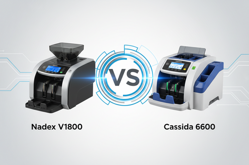 Nadex V1800 vs Cassida 6600 bill counter comparison UV MG IR detection