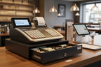 Nadex CR318 best cash register for a restaurant with multi-clerk cashier codes thermal printing and lockable steel drawer