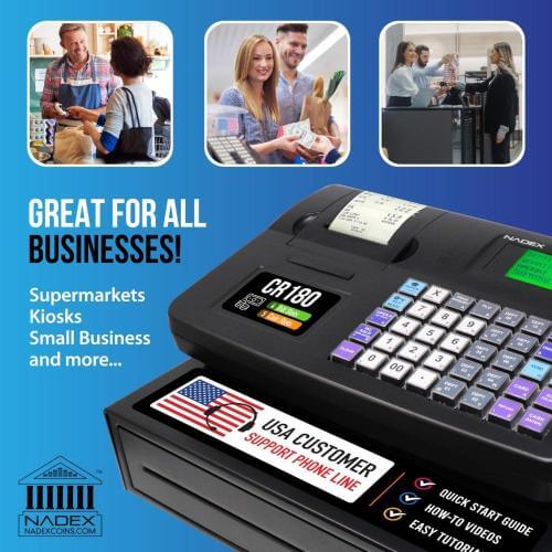 Nadex CR180 Cash Register for Small Business | Nadex Coins