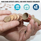 Nadex 48 Assorted Preformed Crimped End Coin Roll Wrappers, 12 Each of Nickels/Dimes/Pennies/Quarters