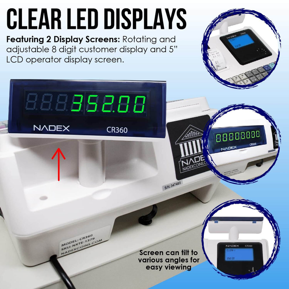 Cash Register for Small Business | Nadex CR360