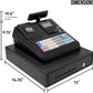 Nadex CR360 electronic cash register side profile view