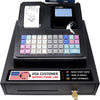 Nadex CR360 Electronic Cash Register for Small Business — 4700 PLUs & Thermal Printing - Black