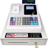 Nadex CR360 Electronic Cash Register for Small Business — 4700 PLUs & Thermal Printing - White