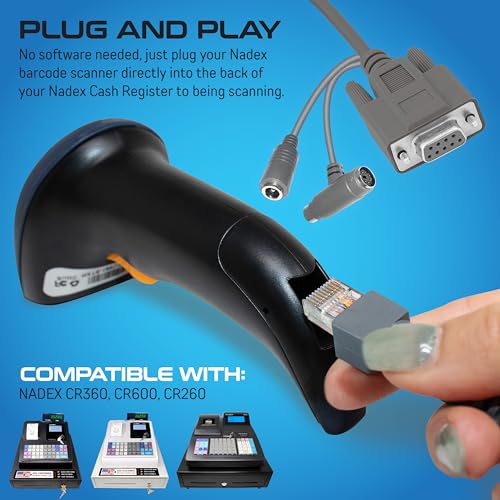 Nadex barcode scanner blue light scanning product barcode