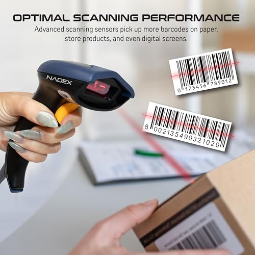 Nadex laser barcode scanner for small business point of sale