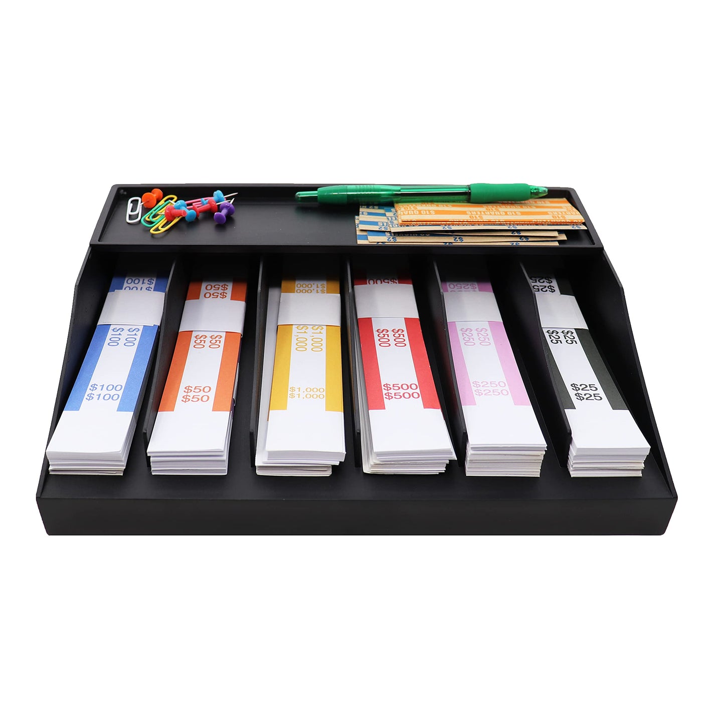 Cash Wrapper Organizer Black