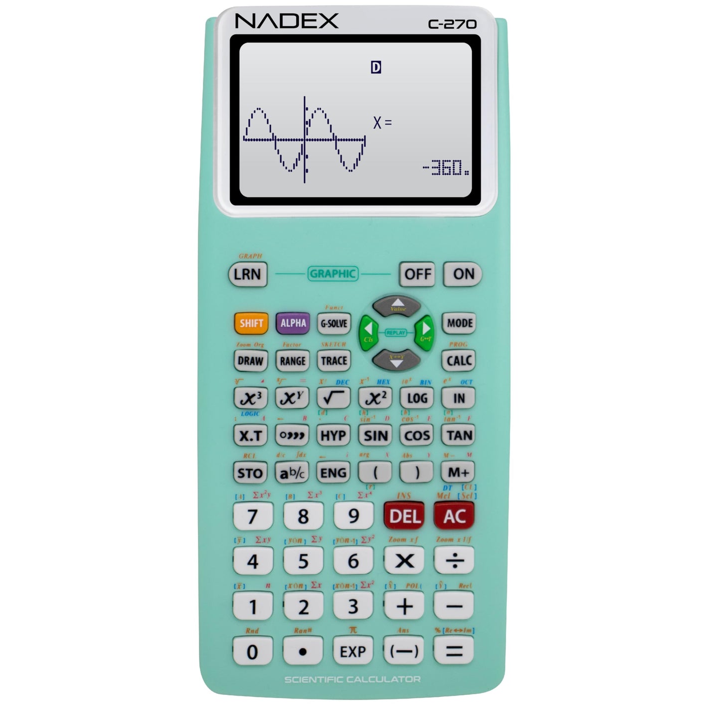 Nadex Scientific Calculator Green