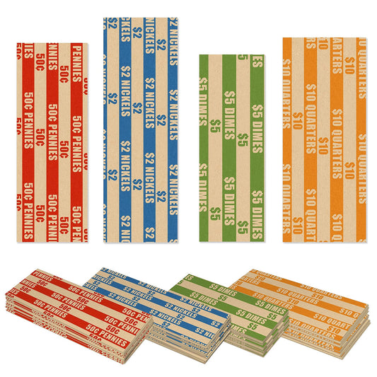 1000 Flat  Italic Coin Wrappers