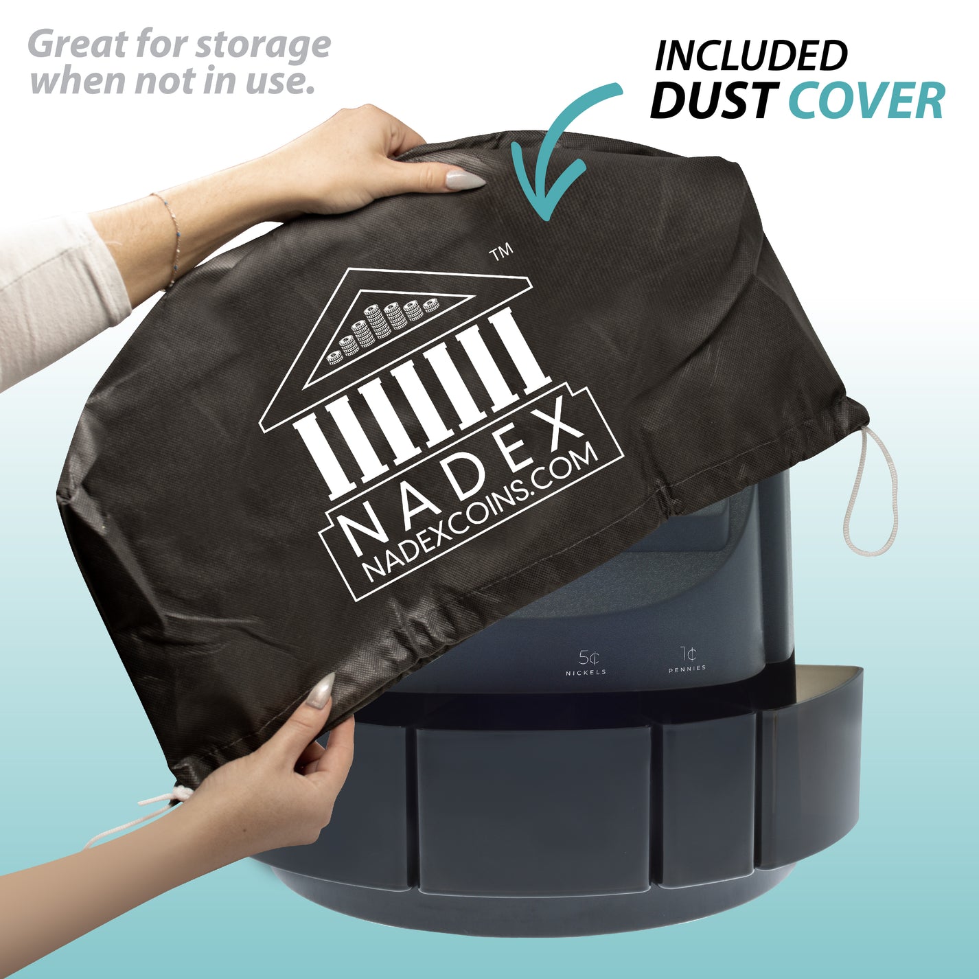 Nadex S540 Coin Counter, Sorter and Coin Roll Wrapper Nadex Coins