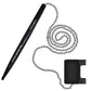 Ball and Chain Security Pen Set | 4 Pens, 1 Adhesive Mount, and 5 Refills (Black)