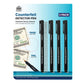 Counterfeit Pen and Ball Chain with Base, 4 Pen, 1 Base