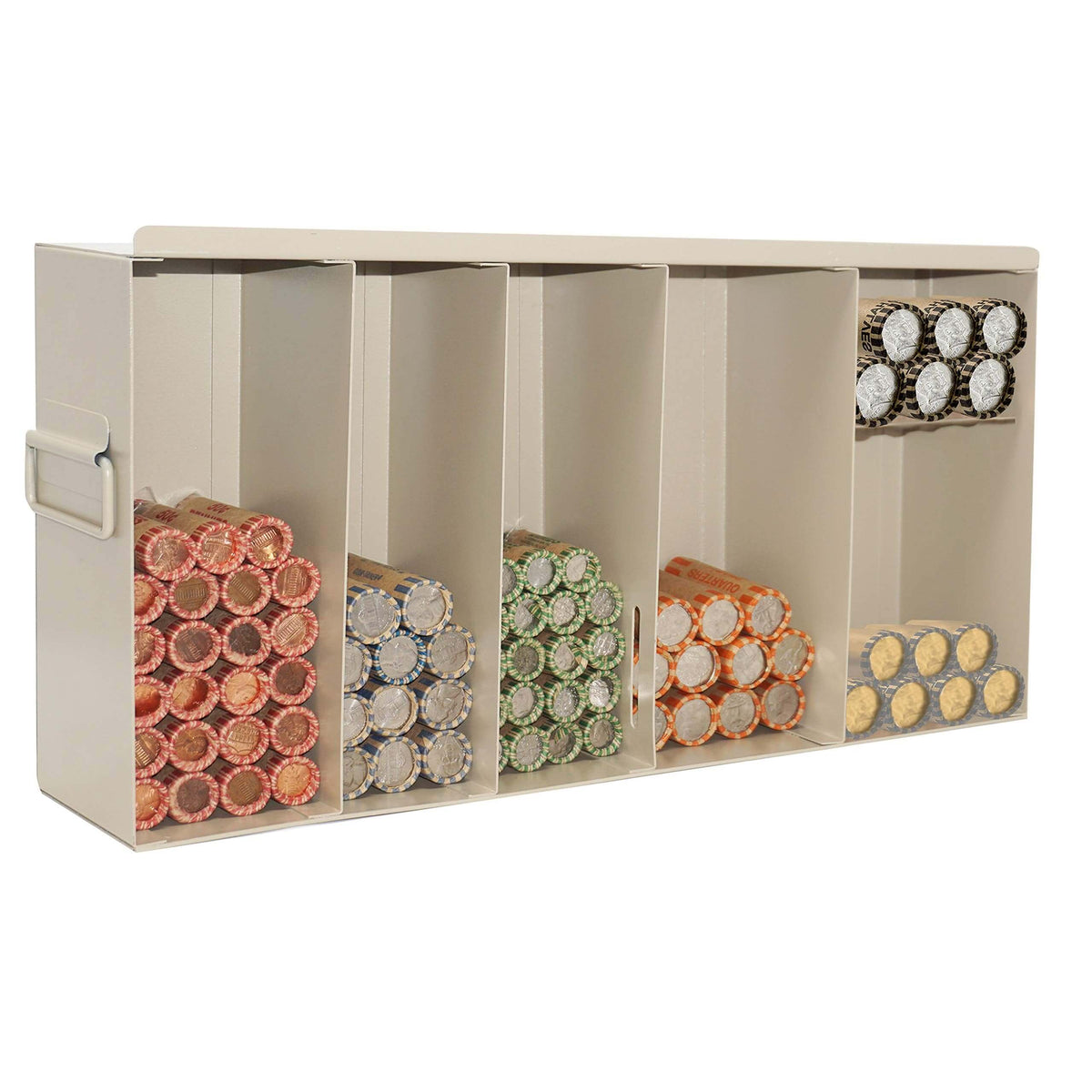 Coin Box Entry Rolled Coin Box