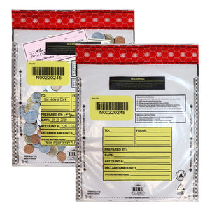 Deposit Bags, 9x12, Clear, 500 Pack