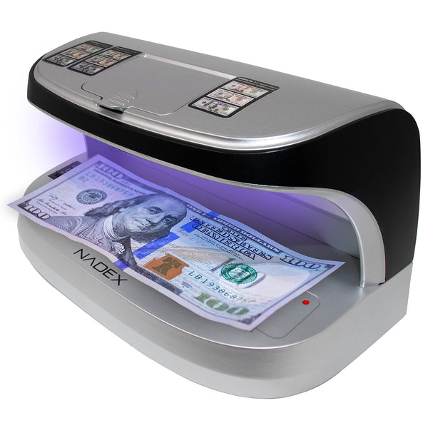 Nadex V27 desktop UV counterfeit detector for verifying currency and documents