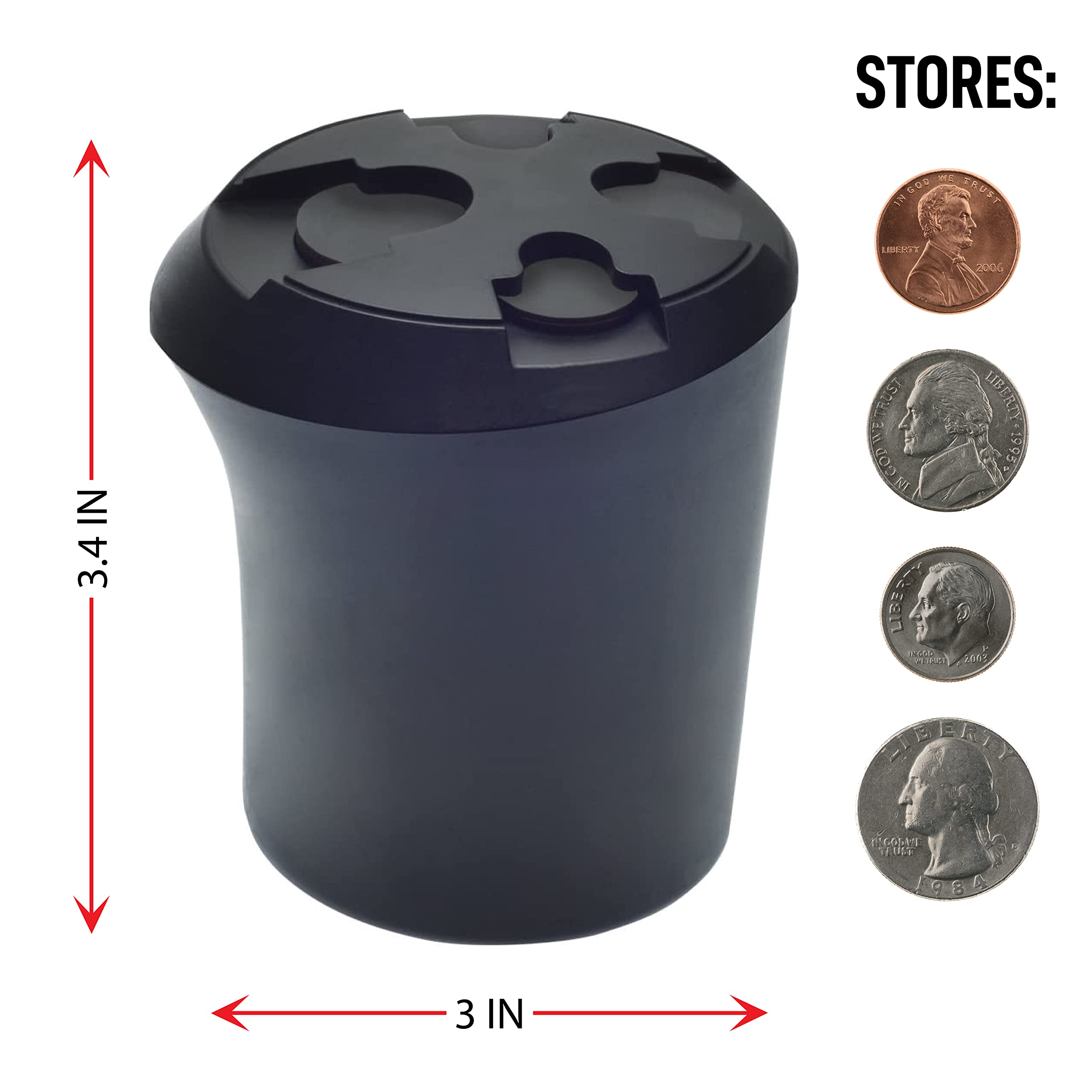 Nadex Coin Organizer Pro - Buy Car Cup Coin Holder and Sorter