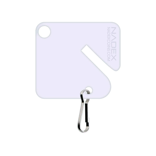 Nadex slotted key tags 20 pack for key organisation and labelling