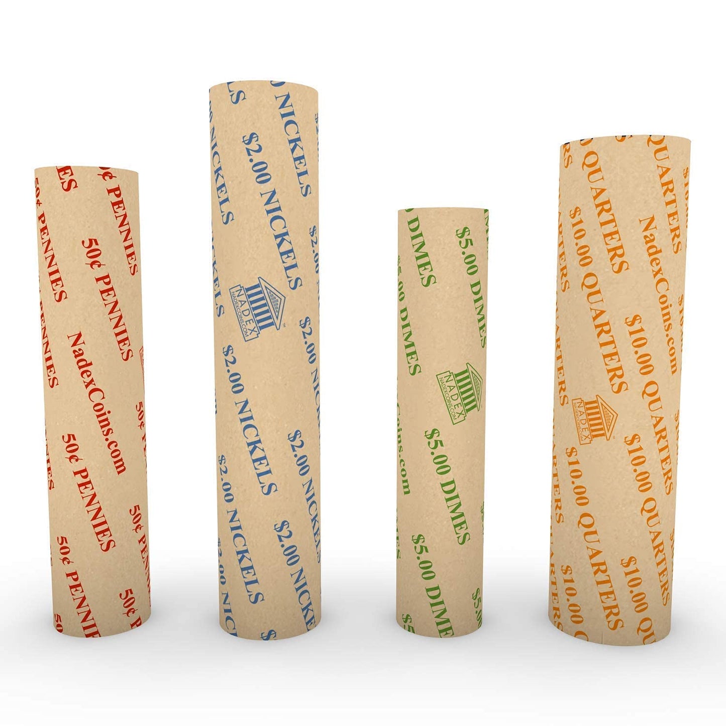 300 Flat  Italic Coin Wrappers