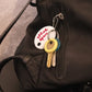 Round Snap Hook Key Tags, 20-Pack
