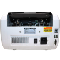 Nadex V5400 money counter TFT display showing mixed denomination total count