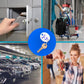Round Snap Hook Key Tags, 20-Pack