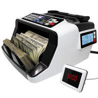 V3600 value display money counter with counterfeit detector for retail use