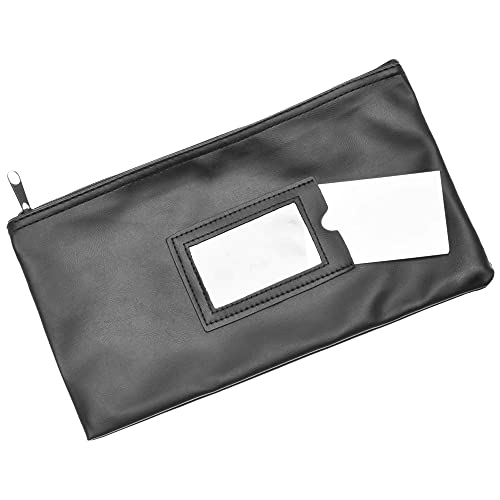Nadex black bank deposit bag for secure cash drop and bank deposits