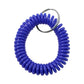 Assorted Colors Wrist Key Coils, 5-Pack