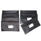 Black 7 Days Bank Deposit Cash and Coin Pouches, Black