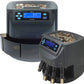 Nadex S540 automatic coin sorter and wrapper side view for small business